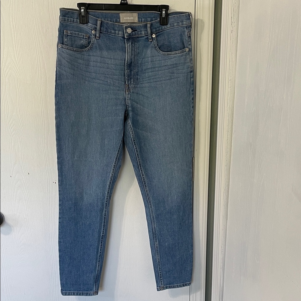 Everlane Straight Leg Jeans - Medium Blue